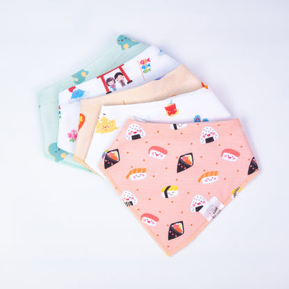 Ultra Absorbent & Fashionable Bandana Drool Bibs