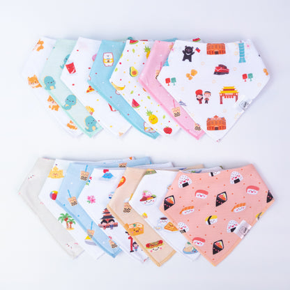 Ultra Absorbent & Fashionable Bandana Drool Bibs